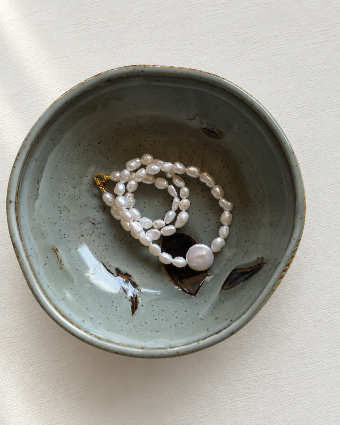 Ripple Baroque Pearl Necklace
