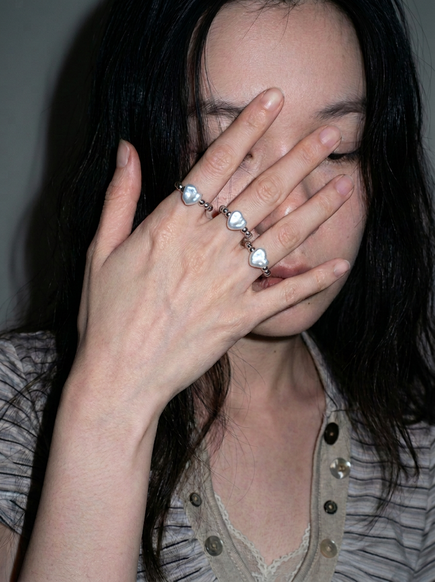 Tide Bead Baroque Ring