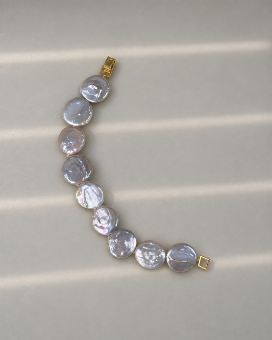 Coin Pearl Bracelet